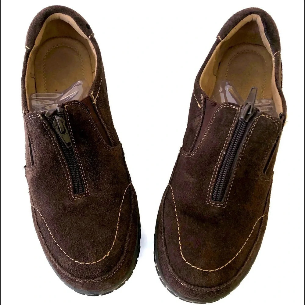 NaturalizerSuede Leather Slip On Loafers Shoes